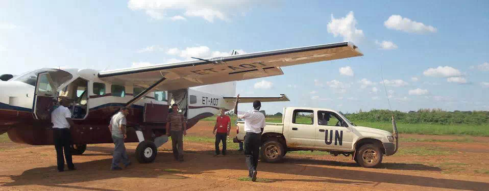 South Sudan airstrip logistics